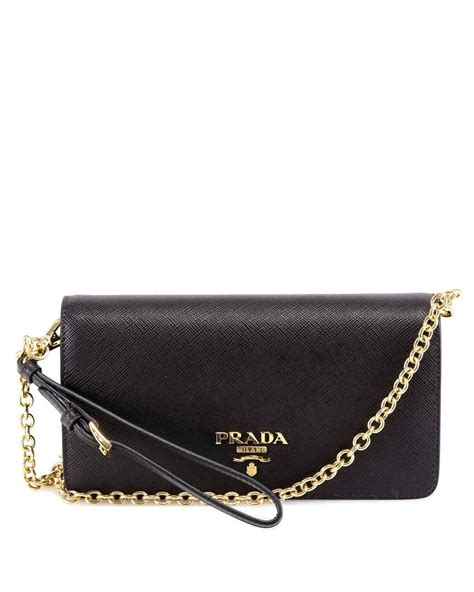 prada clutch with chain